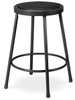 USC H-3729BL SHOP STOOL - PADDED, BLACK