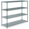 USC H-6770G EPOXY WIRE SHELVING UNIT - 72 X 24 X 63"