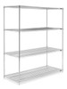 USC H-6762-86 CHROME WIRE SHELVING UNIT - 72 X 30 X 86