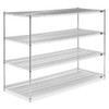 USC H-6762-54 CHROME WIRE SHELVING UNIT - 72 X 30 X 54