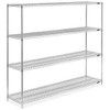 USC H-6766Z EPOXY WIRE SHELVING UNIT - 72 X 18 X 63"