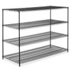USC H-6750-54 BLACK WIRE SHELVING UNIT - 72 X 30 X 54"
