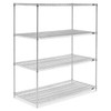 USC H-6761-72 CHROME WIRE SHELVING UNIT - 60 X 30 X 72