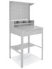 USC H-6866 DELUXE STANDARD SHOP DESK WITH LOUVERED 