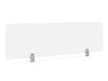 USC H-8869C-SIL DESKTOP PRIVACY PANEL - CLAMP-ON, 60 X 1