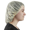 USC S-10480Y POLYPROPYLENE BOUFFANT CAPS - 24", YELLO
