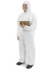 USC S-17926-M ULINE DELUXE COVERALL WITH HOOD - MEDIUM