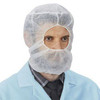 USC S-21130W HAIR AND BEARD NET COMBO - WHITE