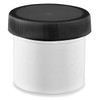 USC S-14505B-BL WHITE ROUND WIDE-MOUTH PLASTIC JARS BULK