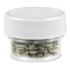 USC S-17032B-W CLEAR ROUND WIDE-MOUTH PLASTIC JARS BULK