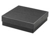USC S-24026 JEWELRY BOXES - 3 12 X 3 12 X 1", BLACK 