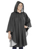 USC S-24265BL REUSABLE PONCHO - BLACK
