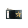 BOSTON LEATHER 150-S-5012 BOOK STYLE WALLET BADGECASE, R