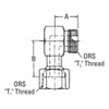 WEATHERHEAD FF2098T0606S ORS ADAPTER
