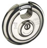 ABUS 26/90 KD DISKUS PADLOCK 5/8 IN H KD SILVER 5 PIN