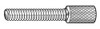 ACCURATE MFD PRODUCTS Z0776 THUMB SCREW KNURLED 10-32X1 L 18-8 SS