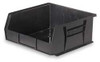 AKRO-MILLS 30250BLACK F8696 HANG/STACK BIN 7X16 1/2X14 3/4 BLK
