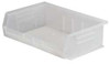 AKRO-MILLS 30255SCLAR HANG/STACK BIN, 5X16 1/2X 10 7/8,CLEAR