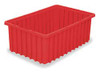 AKRO-MILLS 33164RED 0.29 CU FT, 20 LB LOAD CAPACITY RED POLY