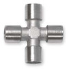 ALPHA FITTINGS 82620N-06 FEMALE CROSS NICKEL PLATED BRASS 3/8 IN.