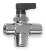 ALPHA FITTINGS 86700-06 BRASS MINI BALL VALVE 3-WAY FNPT 3/8 IN