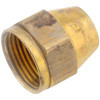ANDERSON METAL CORP 54800-06 BRASS FLARE SPACE HEATER NUT, 3/8-IN. X 