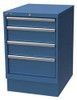 LISTA XSMP0600-0402BB CABINET PEDESTAL (4)DRAWER BRT BLUE
