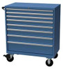 LISTA XSHS0900-0809MBB MOBILE MODULAR DRAWER CABINET BRIGHT BLU