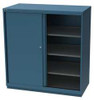 LISTA XSDWSD1350CB SLIDING DOOR CABINET 4 SHELVES CL BLUE