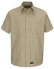 WRANGLER WS20KHSSL LONG SLEEVE SHIRT KHAKI POLYESTER/COTTON
