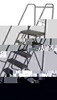 TRI-ARC WLAR106245 ROLLING LADDER 6 STEPS SERRATED TREAD