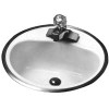 BOOTZ PLBG FIXTURES INC 021-2430-00 LAVATORY STEEL RND WHT 18IN   