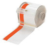 BRADY SPC ABSORBENTS 113162 TAPE 4" X 100' WHITE/ORANGE STRIPE FOR G