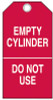 BRADY SPC ABSORBENTS 17924 5-3/4"X3" CYLINDER STATUS TAG POLYESTER