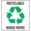 BRADY SPC ABSORBENTS 18410FLS RECYCLE LABEL,5 IN X 5 IN,VINYL,PK5