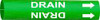 BRADY SPC ABSORBENTS 4055-F D3192 PIPE MARKER DRAIN GREEN 6 TO 7-7/8