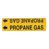 BRADY SPC ABSORBENTS 4114-C PIPE MARKR PROPANE GAS Y 2-1/2TO3-7/8 IN