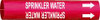 BRADY SPC ABSORBENTS 4128-H PIPE MARKER SPRINKLER WATER R 10 TO15 IN