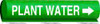 BRADY SPC ABSORBENTS 5739-I PIPE MARKER PLANT WATER 1-1/2TO2-3/8 IN