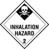 BRADY SPC ABSORBENTS 63439 VEHICLE PLACARD INHALATION HAZARD