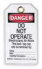 BRADY SPC ABSORBENTS 65504 DANGER TAG 5-1/2 X 3 IN HD POLYEST PK25
