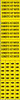 BRADY SPC ABSORBENTS 7087-3C D3329 PIPE MARKER DOMESTIC HOT WATER TO 