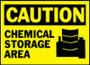 BRADY SPC ABSORBENTS 86175 EQUIPMENT LABEL BLACK/YELLOW PK5