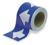 BRADY SPC ABSORBENTS 91423 D3613 ARROW TAPE WHITE/BLUE 2 IN W