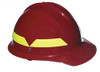 BULLARD FH911CR RED FIRE HELMET RED FRONT BRIM
