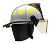 BULLARD UM6WH6L FIRE HELMET WHITE FIBERGLASS