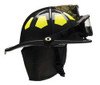 BULLARD US6BKGIZ2 FIRE HELMET BLACK FIBERGLASS