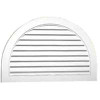 CANPLAS INC 626095-00 22X34 WHTVNYL1/2RND GABLE VENT