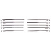 APEX TOOL GROUP 37029 4" RHN ASSORTED-0 CUT NEEDLE FILE RD-HDL