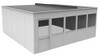 PORTA-KING VK1DW-WCM 20'X20' 4-WALL H7599 MDLR IN-PLNT OFFICE 4-WALL 20FT.DX